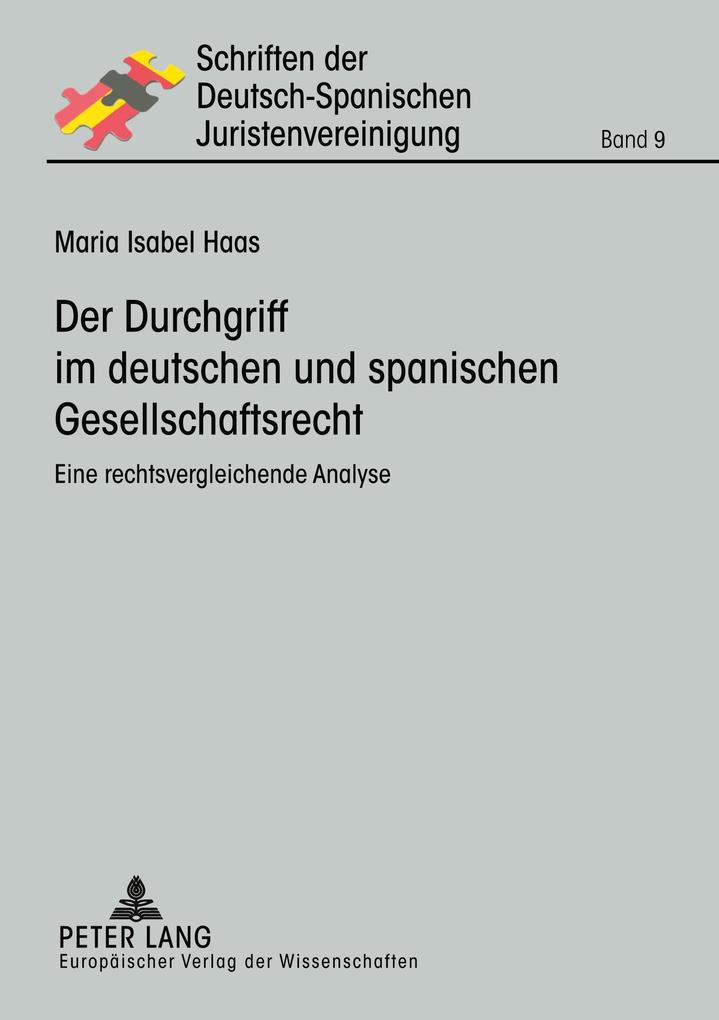 Der Durchgriff im deutschen und spanischen Gesellschaftsrecht