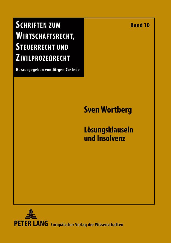 Lösungsklauseln und Insolvenz