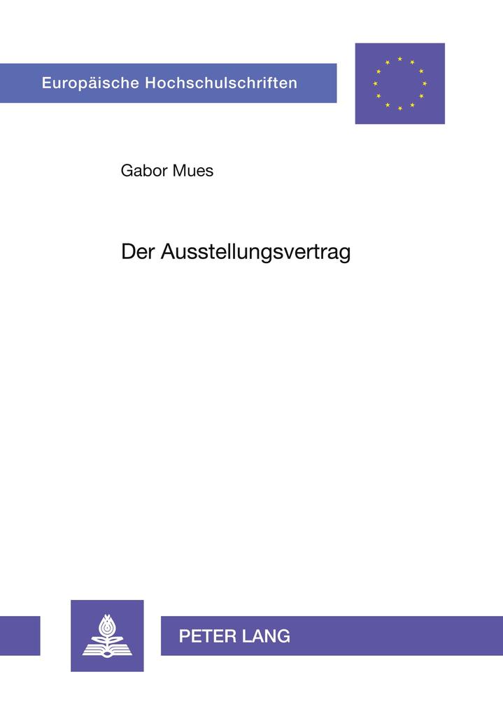 Der Ausstellungsvertrag