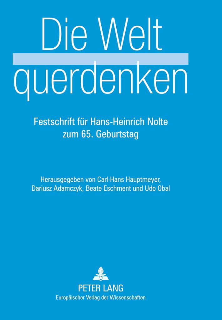 Die Welt querdenken