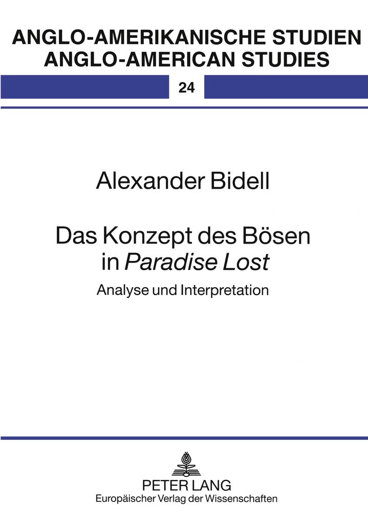 Das Konzept des Bösen in 'Paradise Lost'