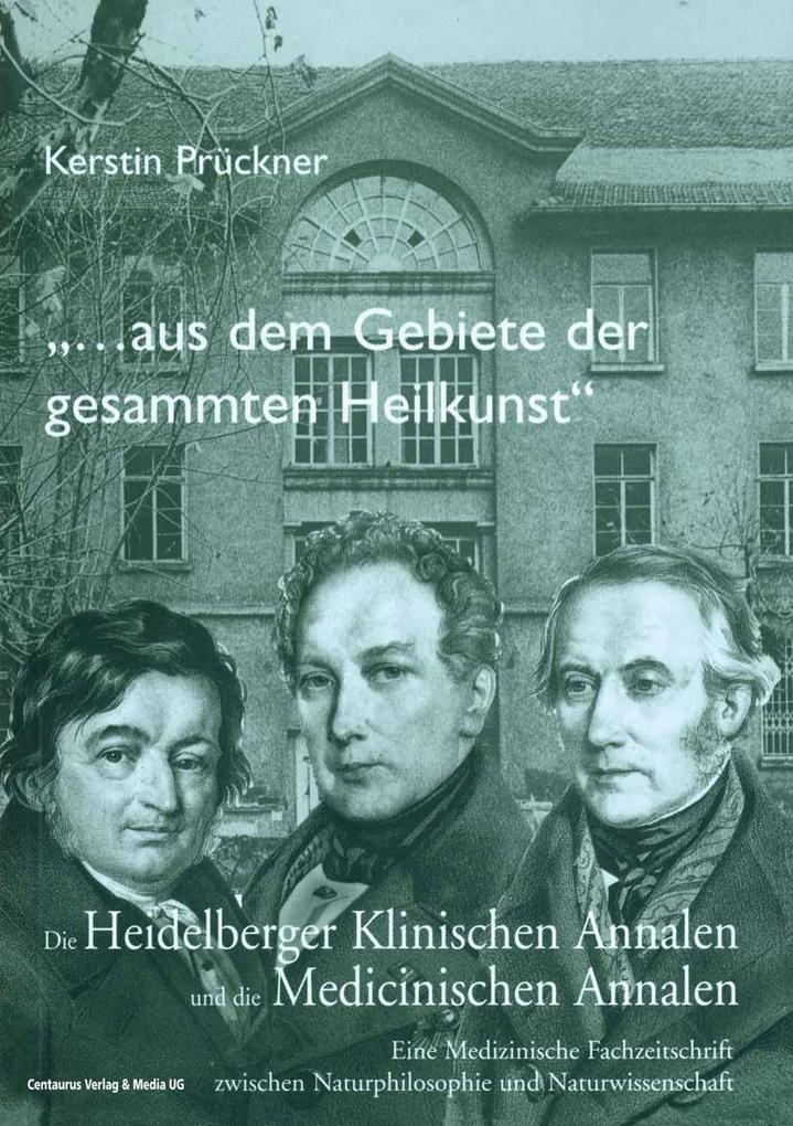 'Aus dem Gebiete der gesammten Heilkunst...'