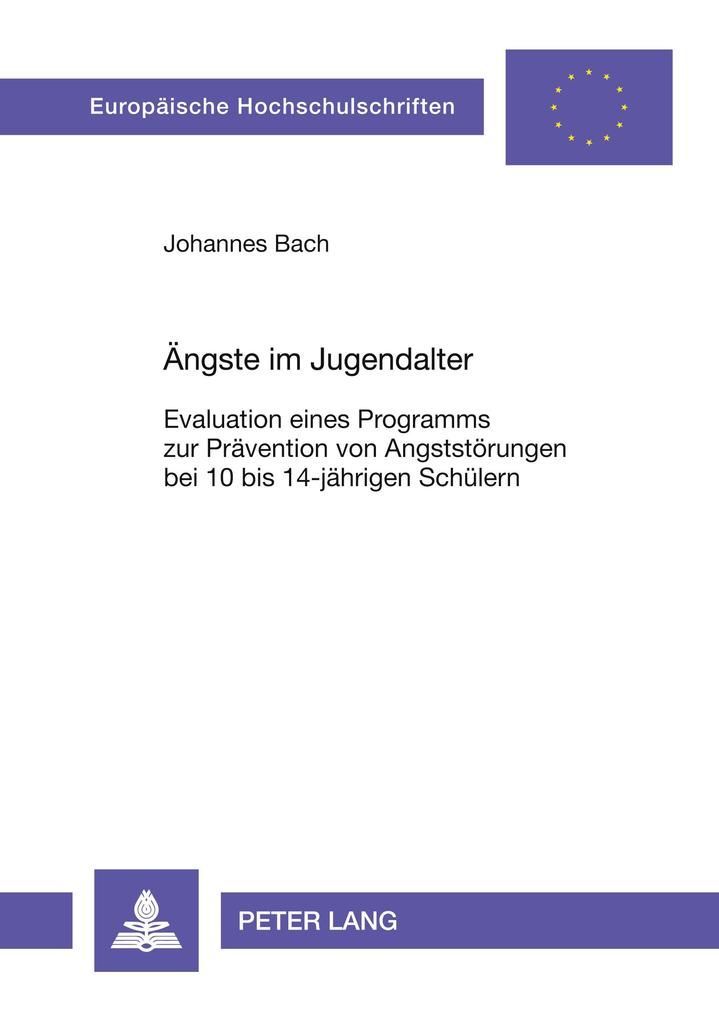Ängste im Jugendalter
