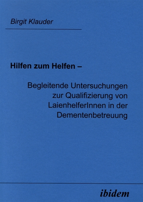 Hilfen zum Helfen