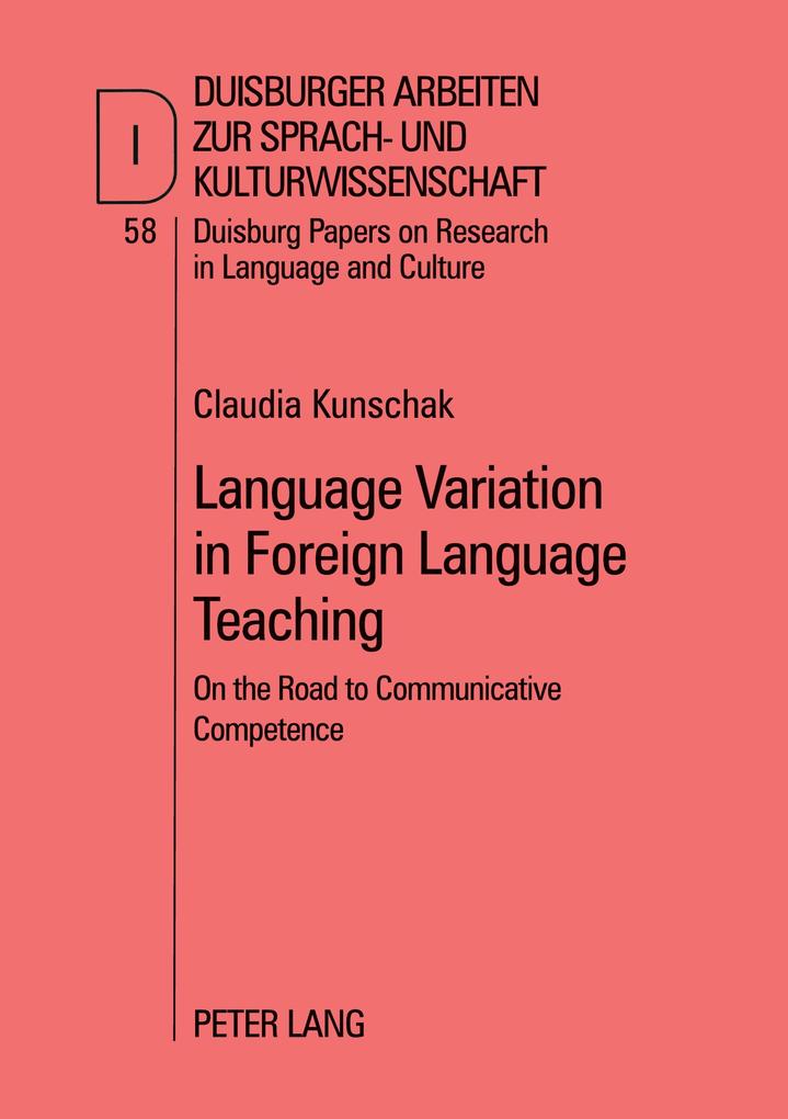 Language Variation in Foreign Language Teaching