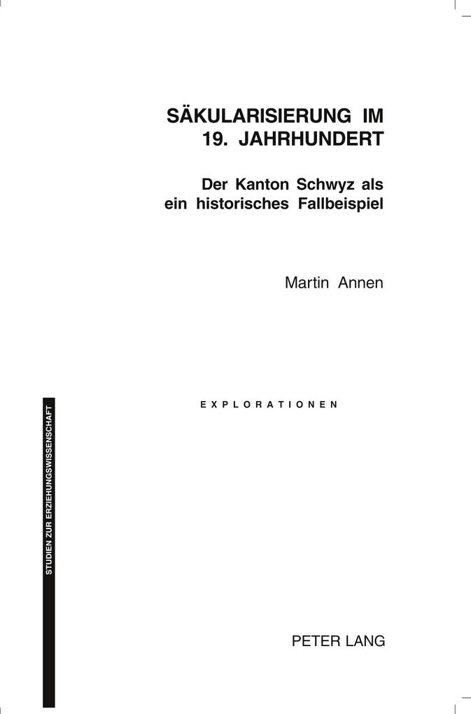 Säkularisierung im 19. Jahrhundert