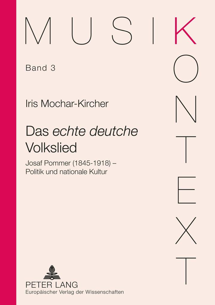 Das 'echte deutsche' Volkslied