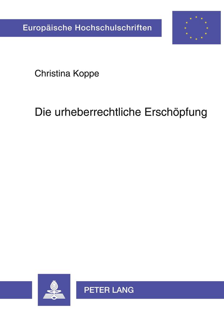 Die urheberrechtliche Erschöpfung