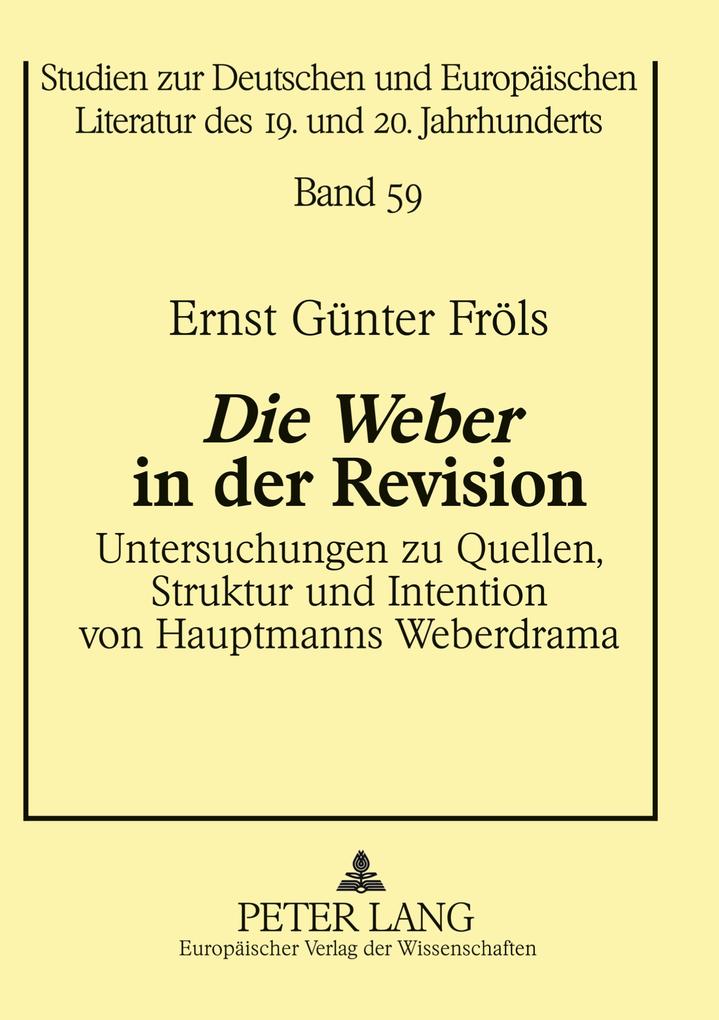 'Die Weber' in der Revision
