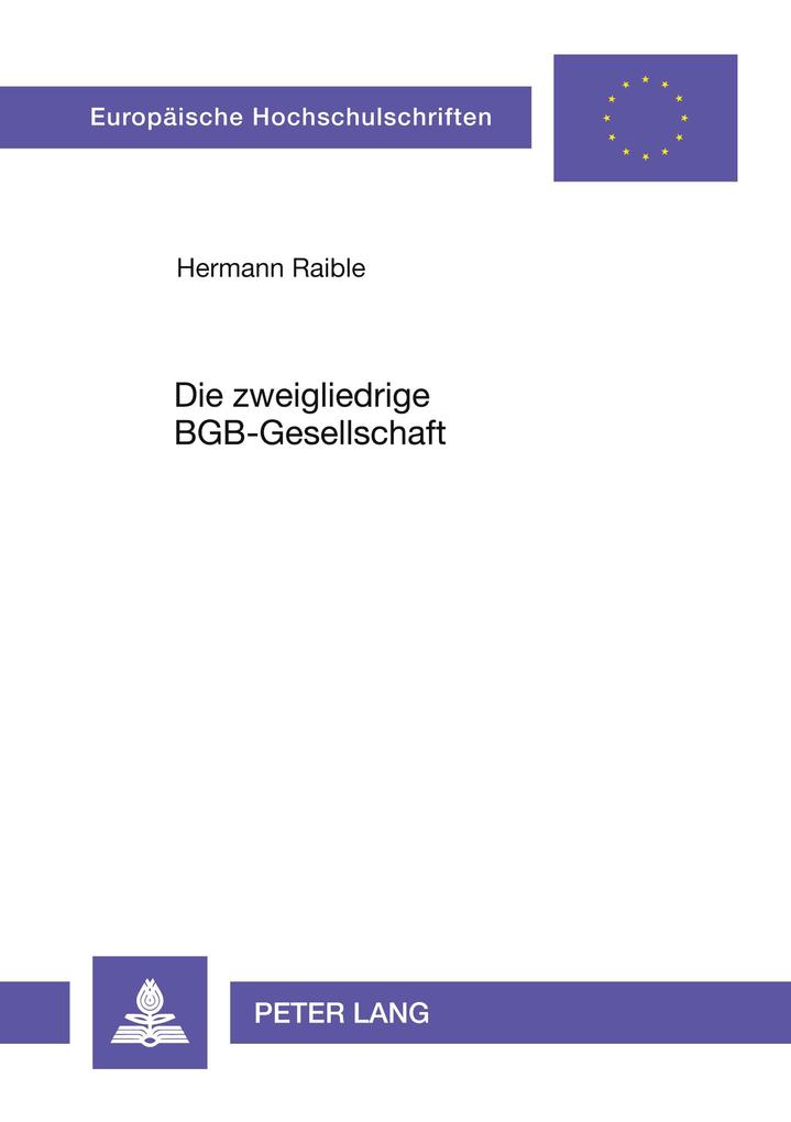 Die zweigliedrige BGB-Gesellschaft