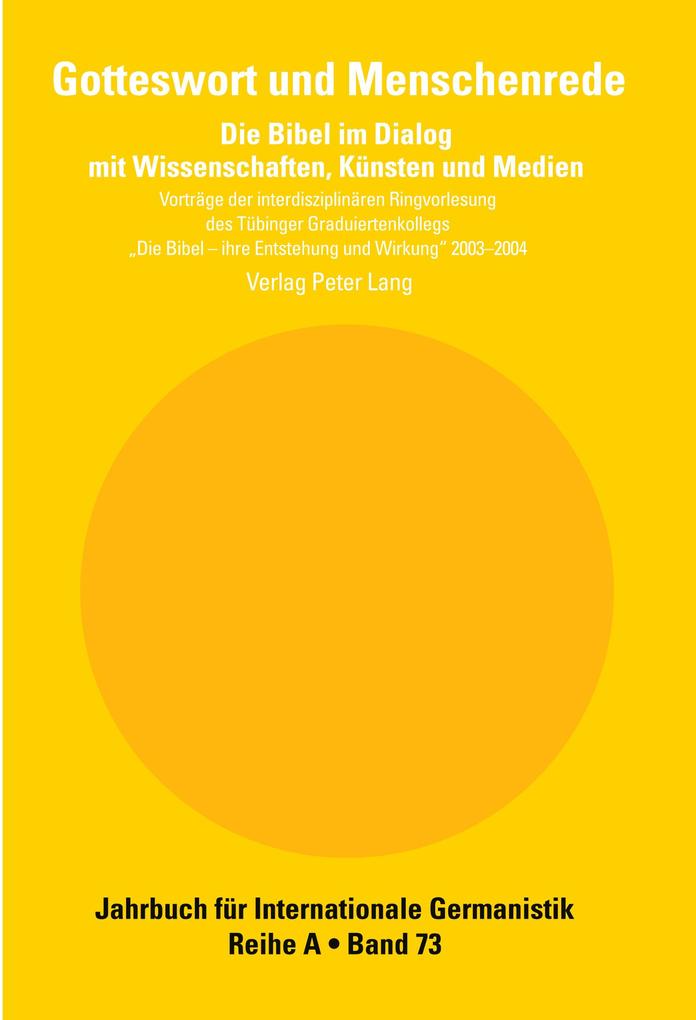 Gotteswort und Menschenrede