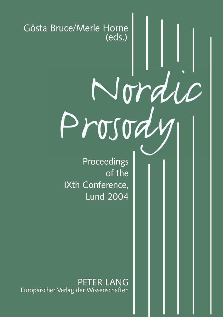 Nordic Prosody