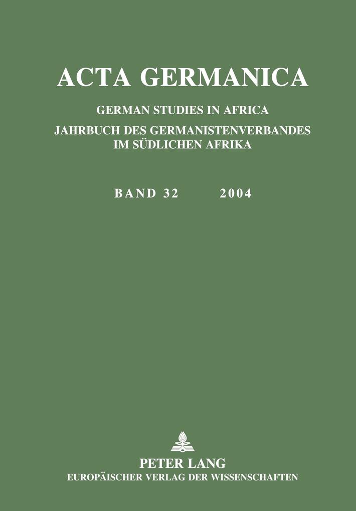 Acta Germanica