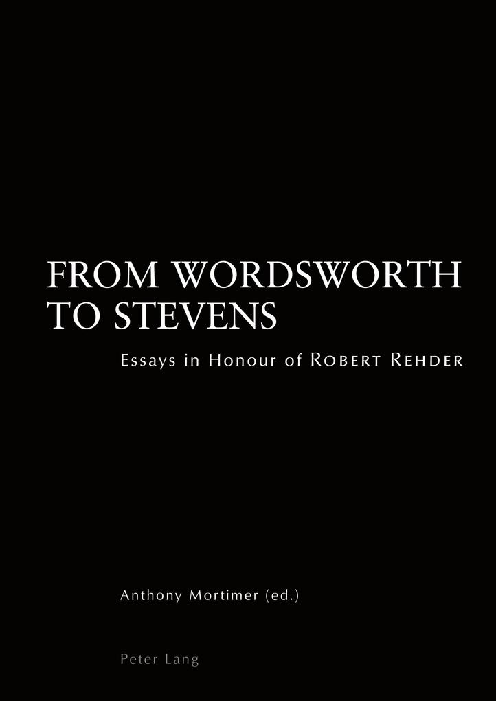 From Wordsworth to Stevens