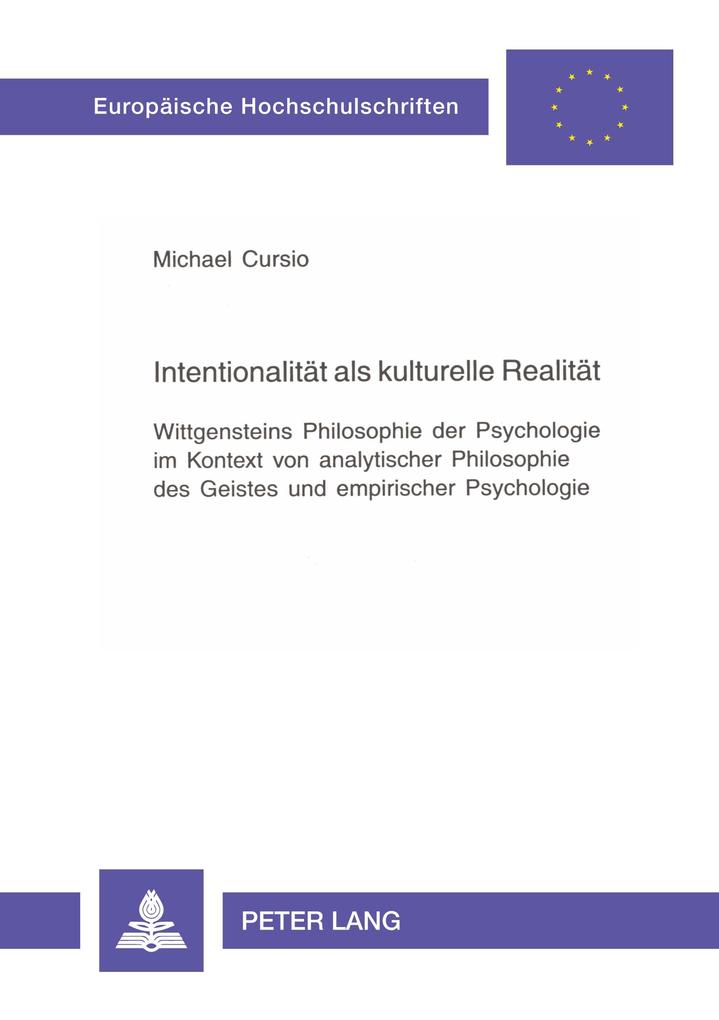 Intentionalität als kulturelle Realität