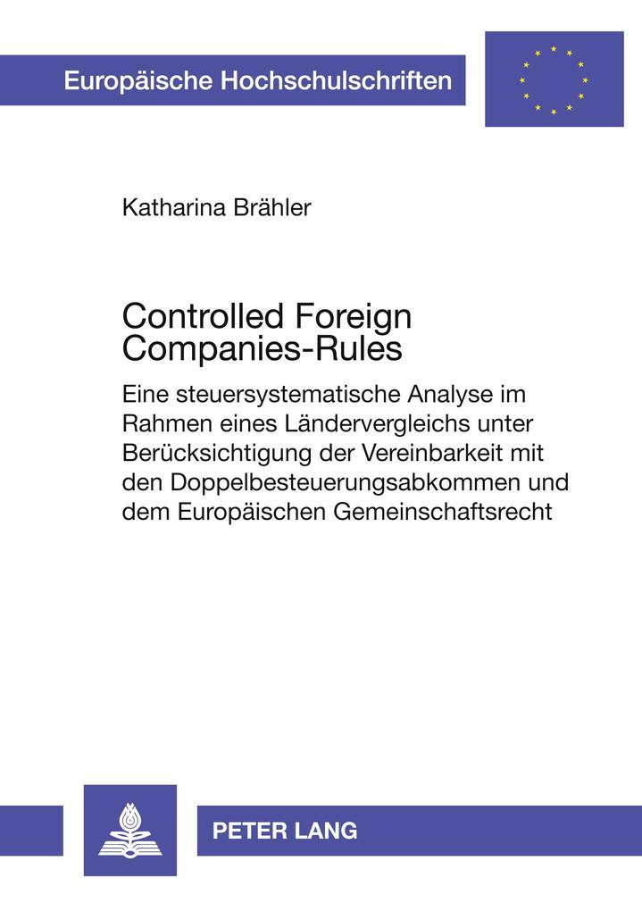 Controlled Foreign Companies-Rules
