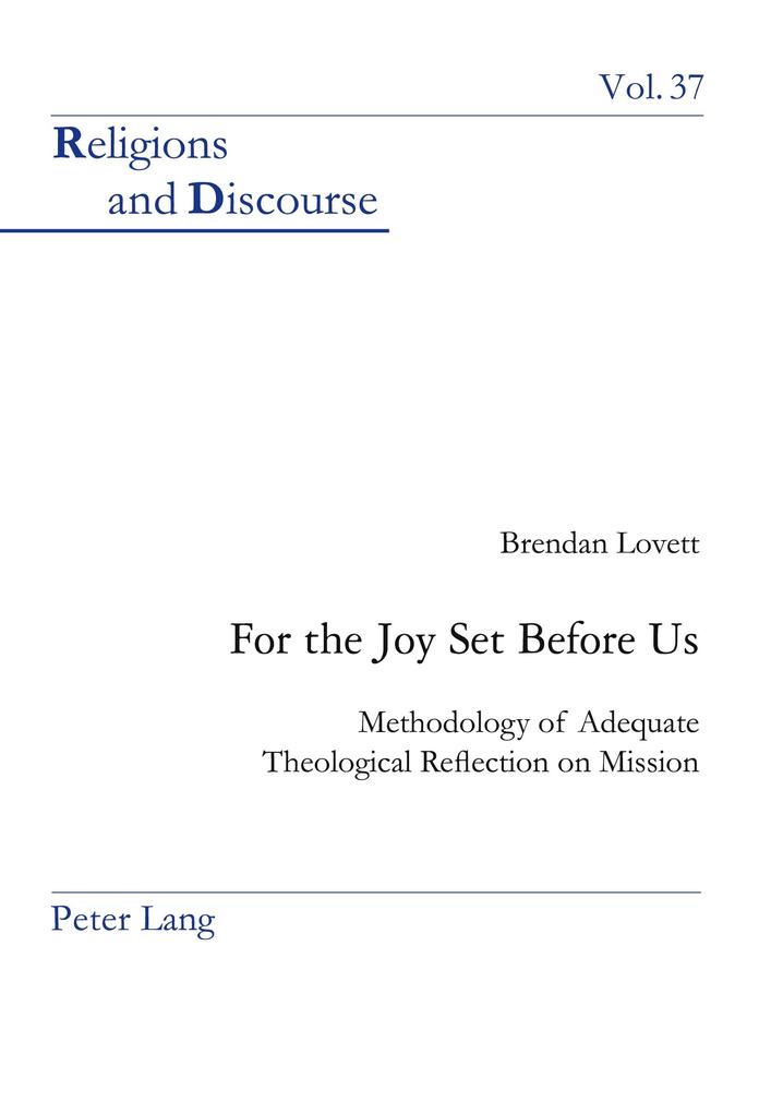 For the Joy Set Before Us