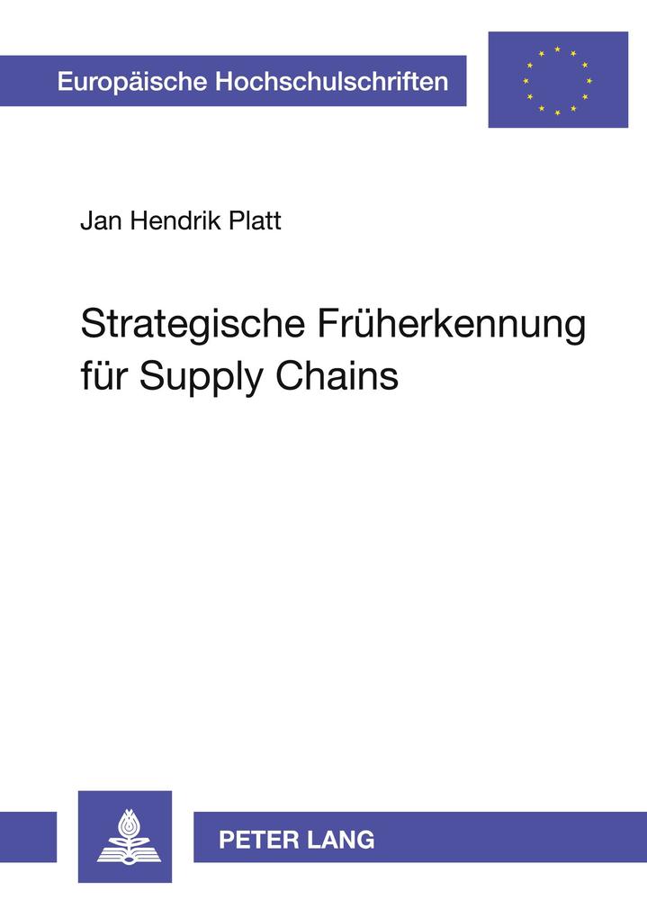 Strategische Früherkennung für Supply Chains
