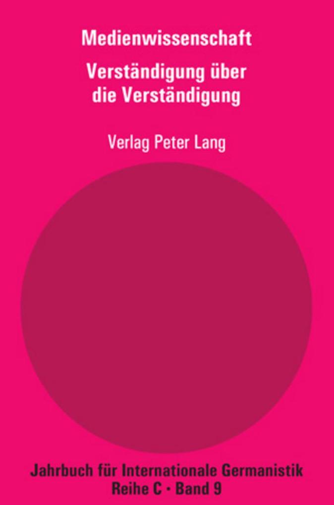 Medienwissenschaft
