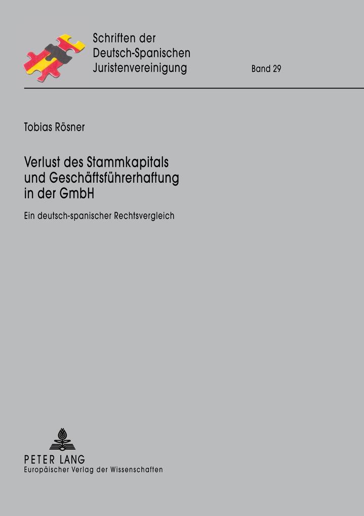 Verlust des Stammkapitals und Geschäftsführerhaftung in der GmbH