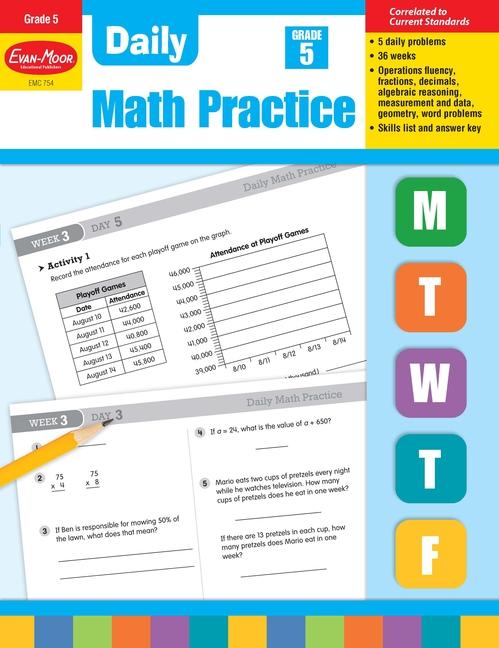 Daily Math Practice Grade 5 Teacher Edition