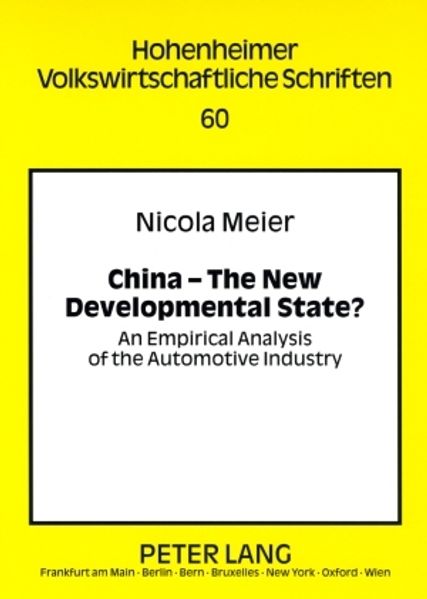 China - The New Developmental State?
