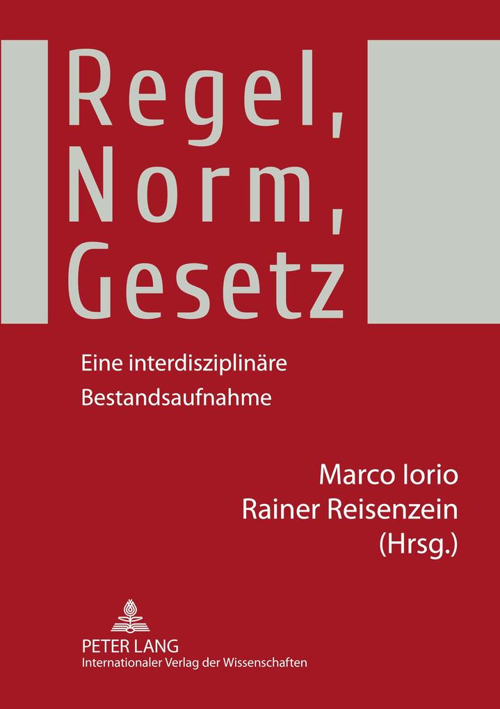 Regel Norm Gesetz