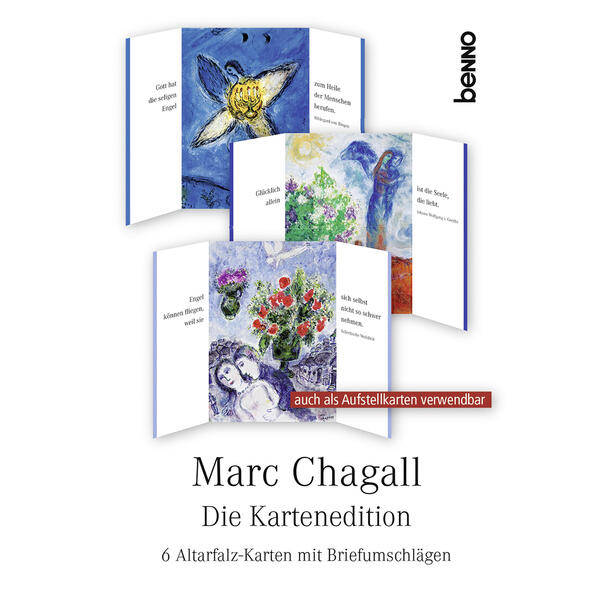 6er-Set Altarfalzkarten »Marc Chagall«