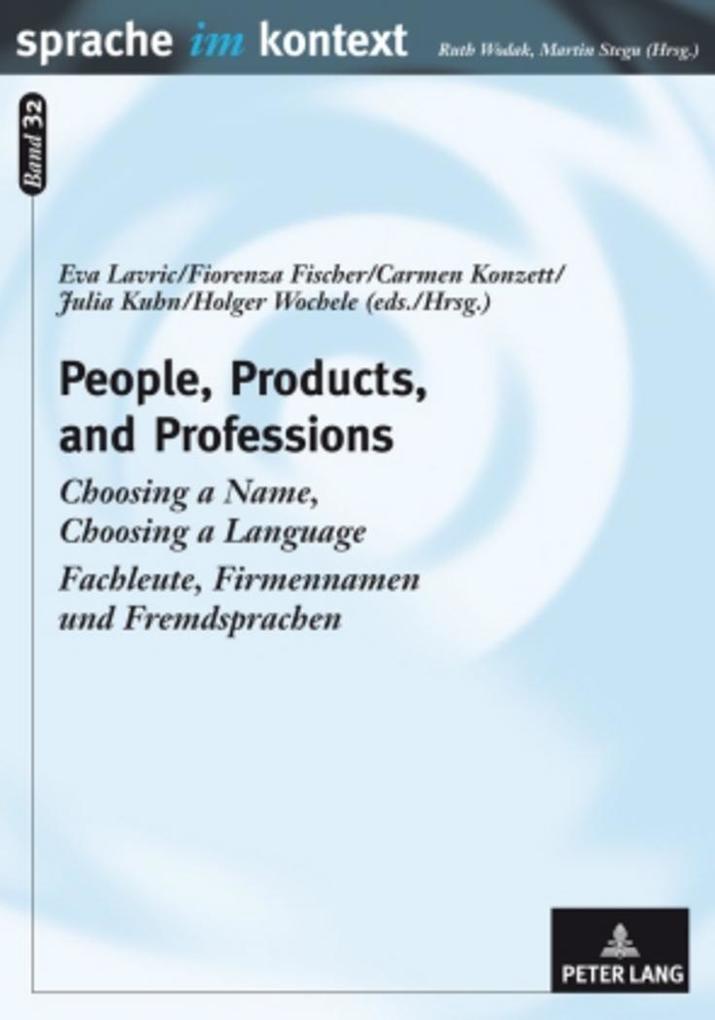 People Products and Professions