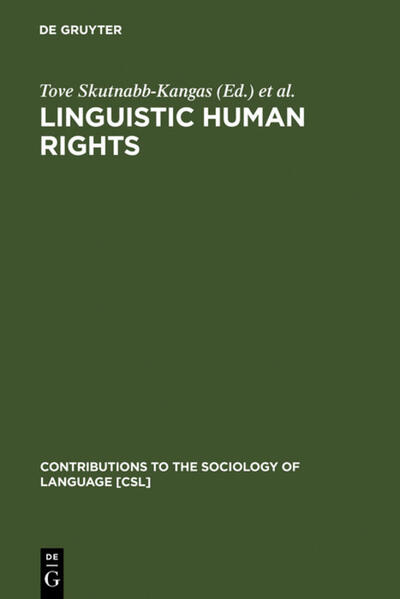 Linguistic Human Rights - Tove Skutnabb-Kangas/ Robert Phillipson