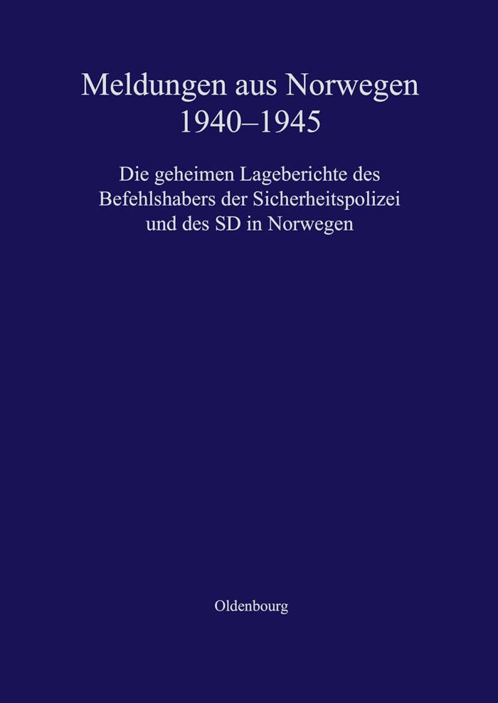 Meldungen aus Norwegen 1940-1945 als eBook Download von