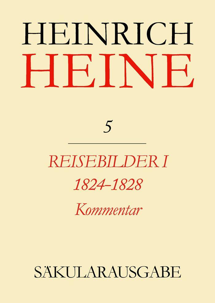 Reisebilder I. 1824-1828. Kommentar
