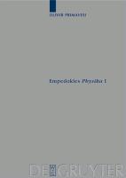 Empedokles 'Physika' I