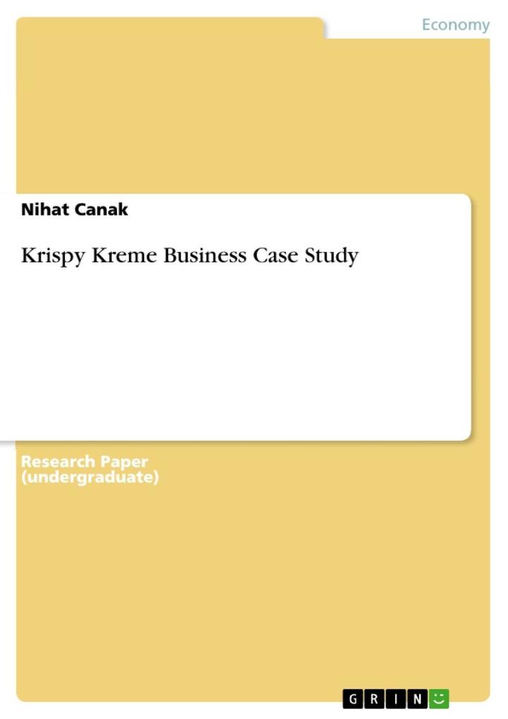 Krispy Kreme Business Case Study