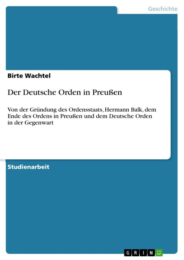 Der Deutsche Orden in Preußen