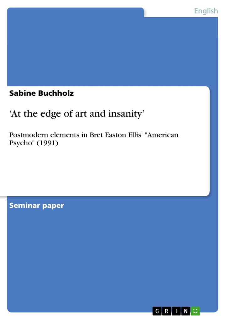 ‘At the edge of art and insanity‘