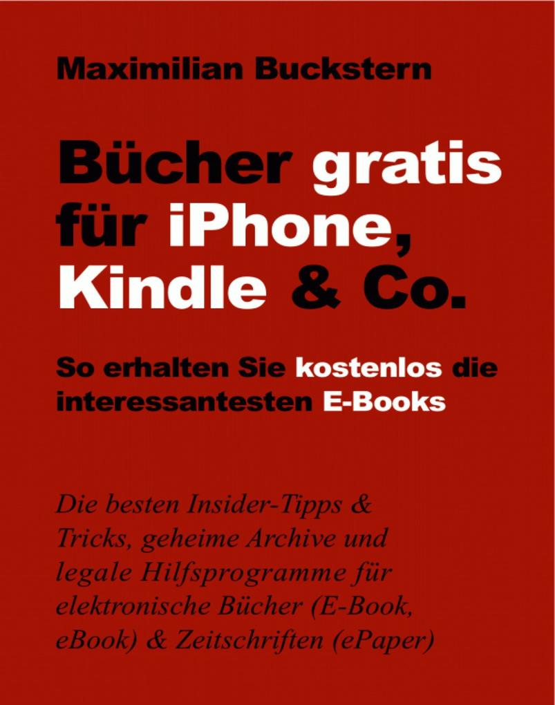 Bücher gratis für iPhone Kindle & Co.