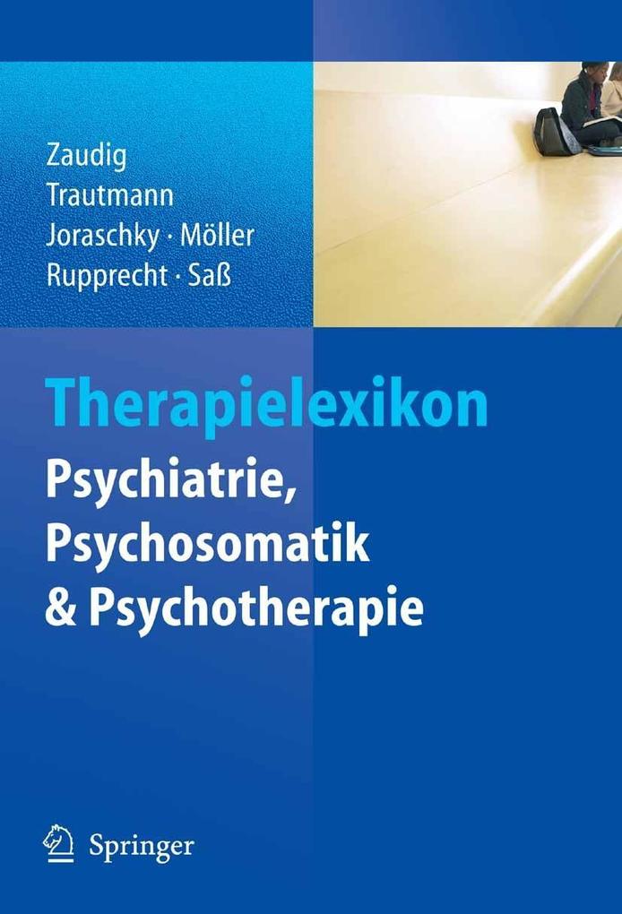 Therapielexikon Psychiatrie Psychosomatik Psychotherapie