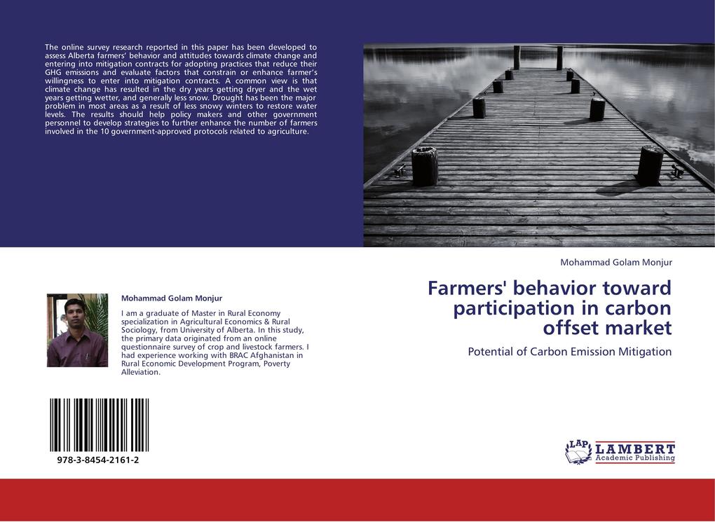 Farmers‘ behavior toward participation in carbon offset market