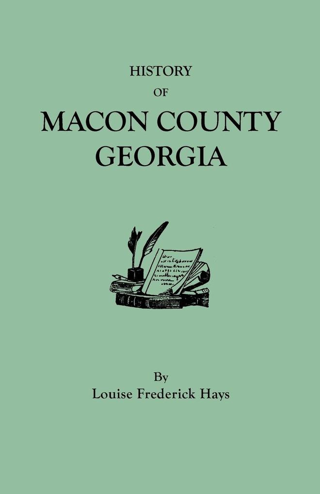 History of Macon County Georgia