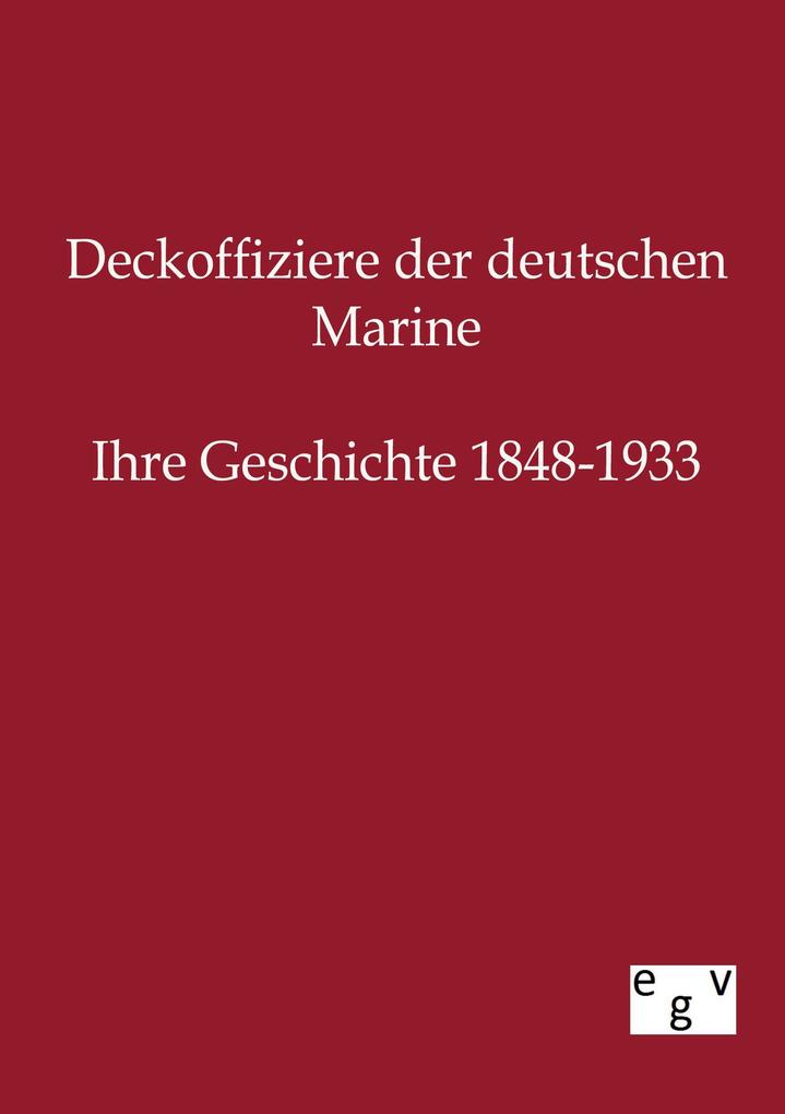 Deckoffiziere der deutschen Marine