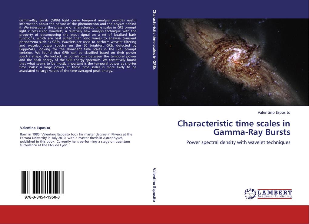 9783845419503 - Valentino Esposito: Characteristic Time Scales in Gamma-Ray Bursts - Book