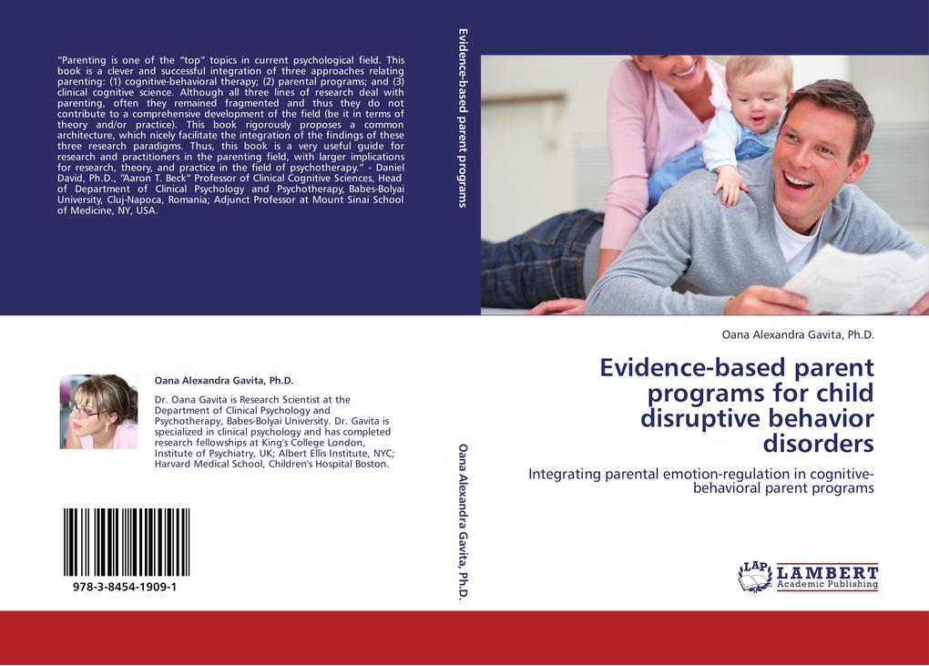 Evidence-based parent programs for child disruptive behavior disorders