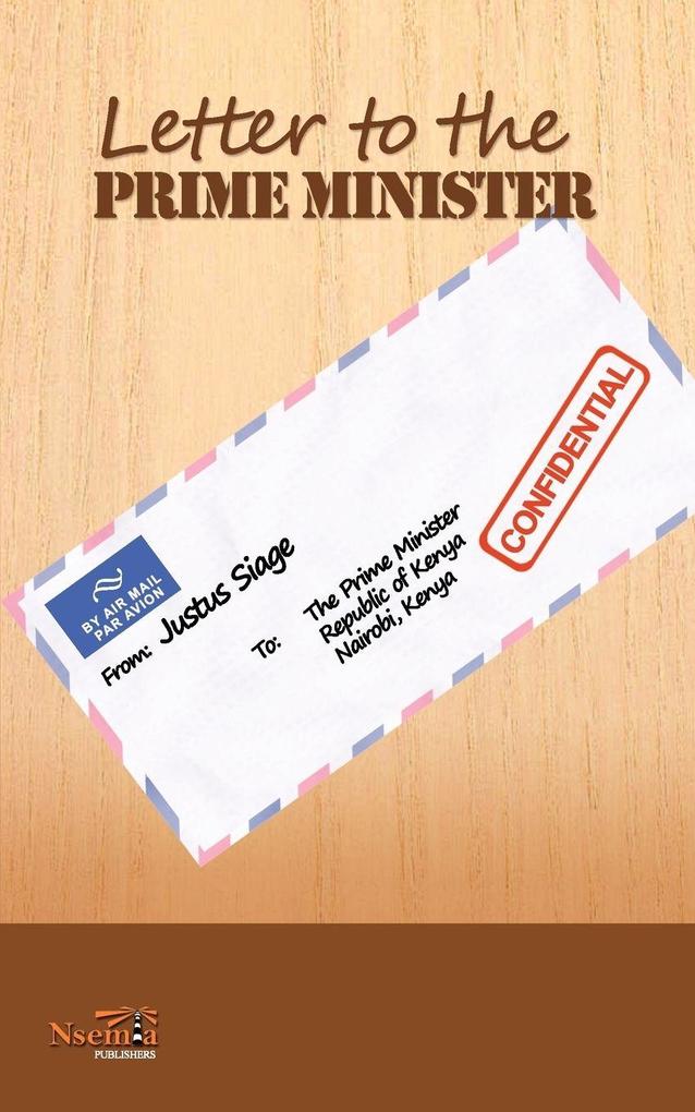 Letter to the Prime Minister