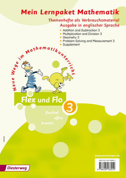 Flex und Flo. Paket 3. Mein Lernpaket Mathematik. Ausgabe in englischer Sprache