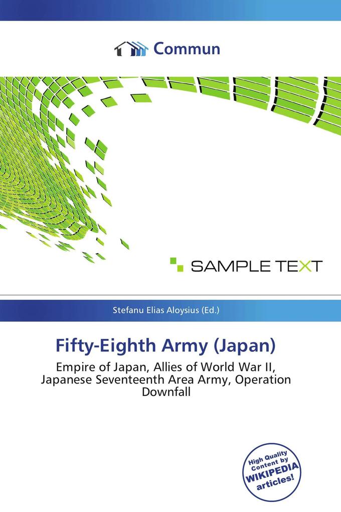 Fifty-Eighth Army (Japan)