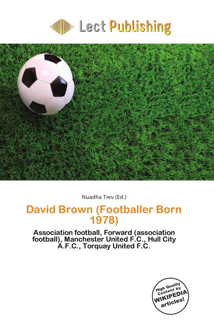 David Brown (Footballer Born 1978)