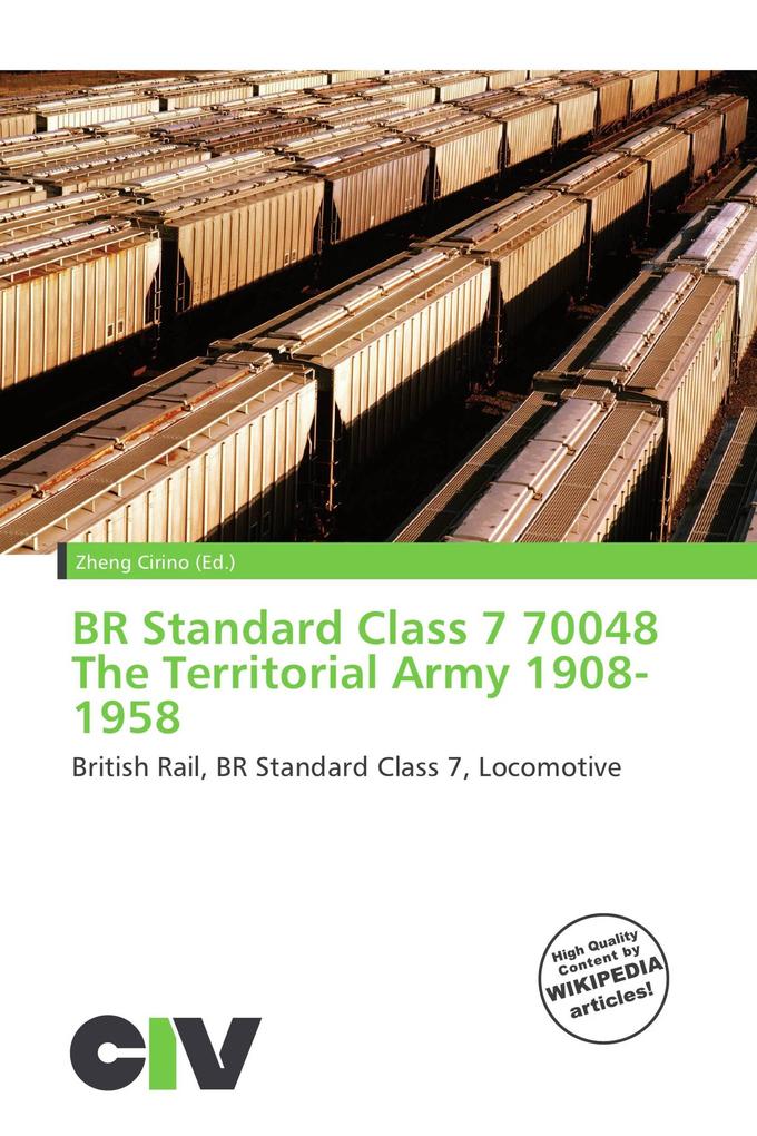 BR Standard Class 7 70048 The Territorial Army 1908-1958
