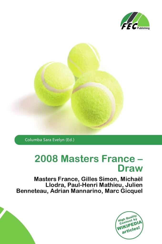 2008 Masters France - Draw