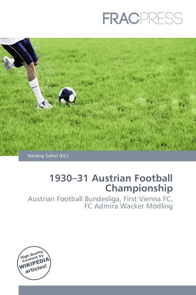 1930-31 Austrian Football Championship